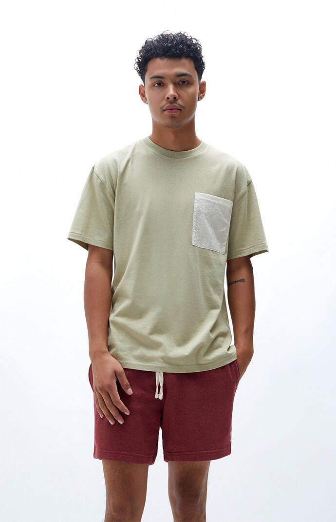 PS Basics Tan Bono Nylon Pocket T-Shirt 