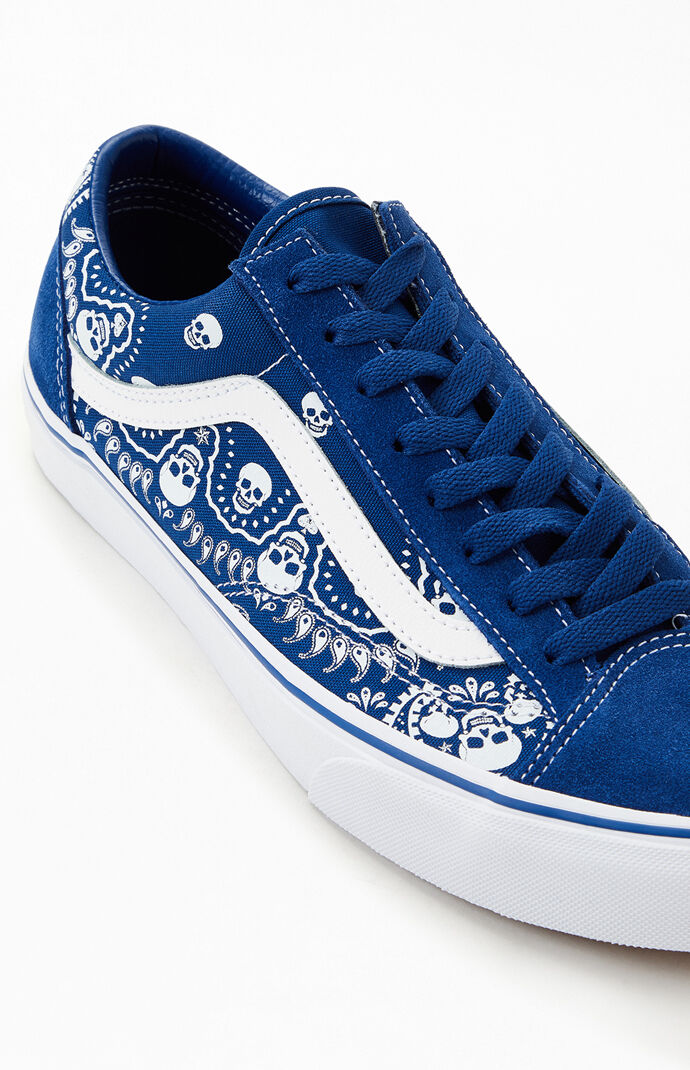Blue & White UA Bandana 36 Shoes