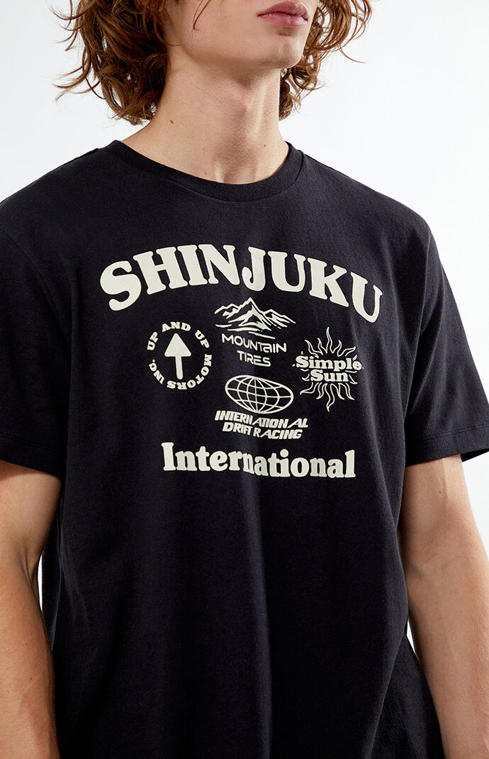  ジョングク レーシングストライプ リラックスTシャツS Pacsun Shinjuku Racing T-Shirt | Pacsun