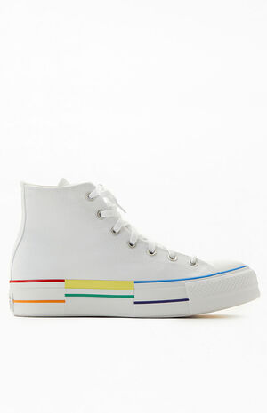 Pride Chuck Taylor All Star High Top Lift Platform Sneakers image number 1