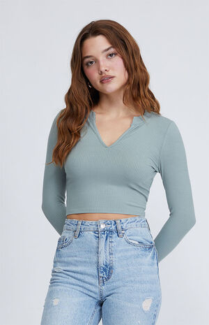 Notch Long Sleeve T-Shirt image number 1