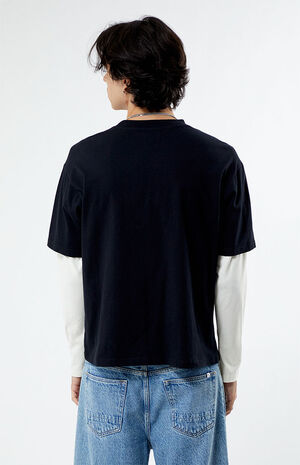 x PacSun Layered Long Sleeve T-Shirt image number 4
