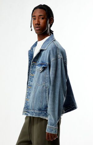 Brooks Medium Blue Denim Jacket image number 3