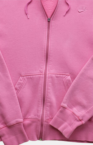 Pink 2000s Nike Zip Hoodie image number 4