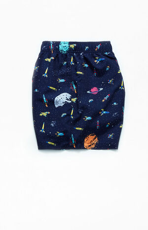 Navy Rockets 15" Swim Trunks image number 3