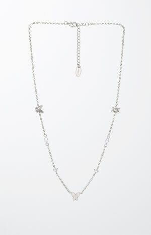 Butterflies & Pearls Necklace image number 1