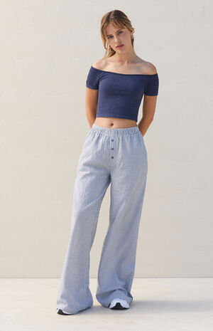 Linen Boxer Pants image number 1