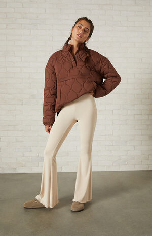 Ribbed Flare Pants image number 1