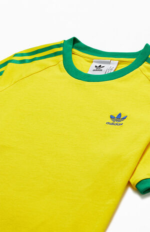yellow green adidas t shirt