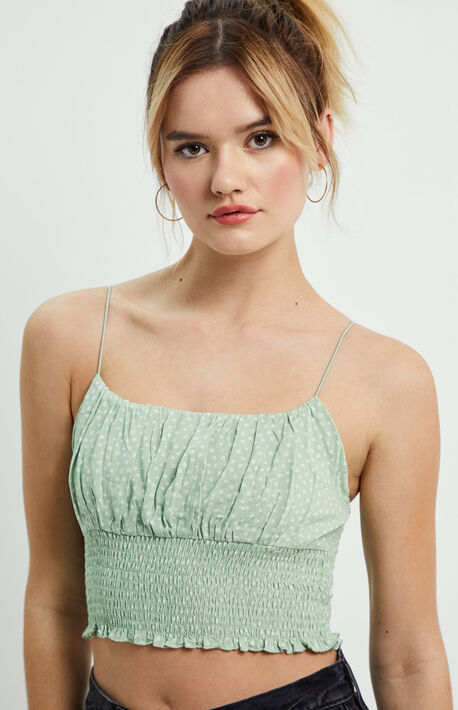 Smocked Bodice Cami Top