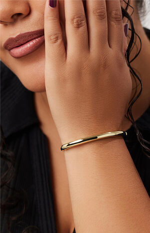 Brynley Gold Bangle Bracelet image number 2