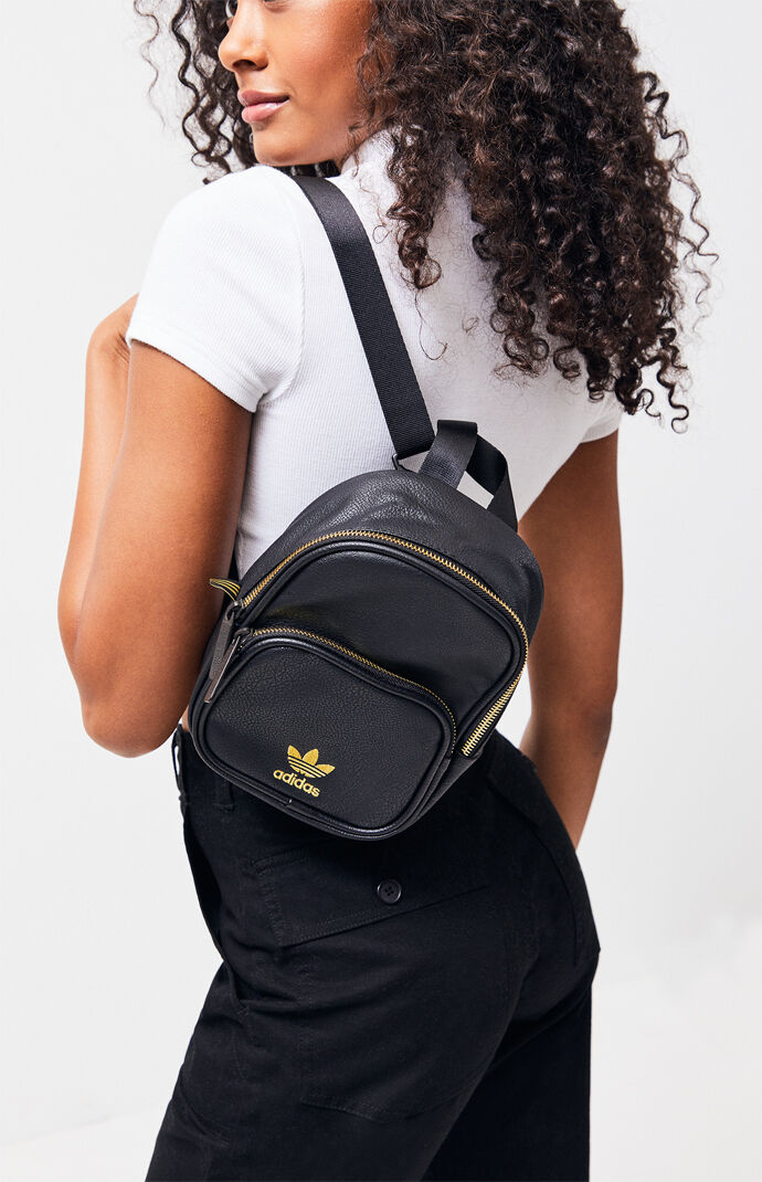 faux leather mini backpack adidas