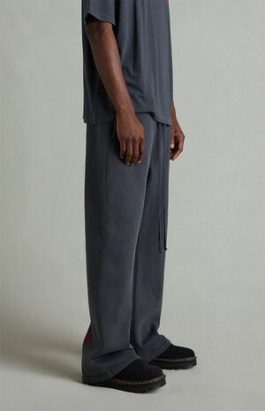 Iron Gray Fleece Flare Sweatpants image number 5