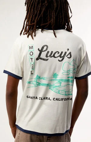 Lucy's Motel Ringer T-Shirt image number 2