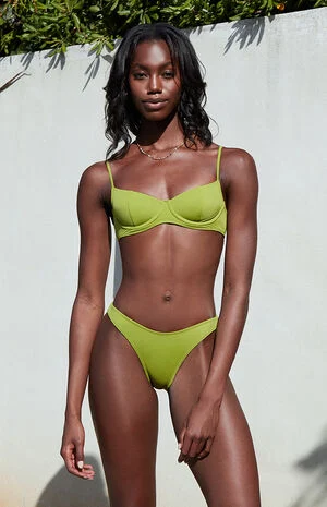 Olive Madison Balconette Underwire Bralette Bikini Top image number 1