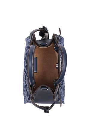 Beckham Leopard Jean Belted Tote Bag image number 6