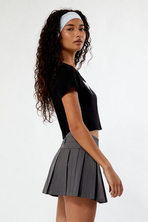 Pleated Mini Skort image number 3