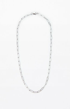 Paperclip Chain Necklace image number 1