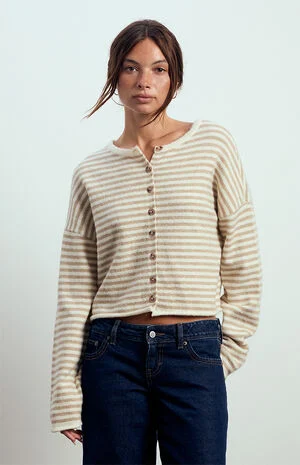 Georgia Scarf Button Down Cardigan image number 1