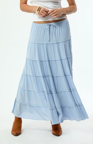 Tiered Maxi Skirt image number 2