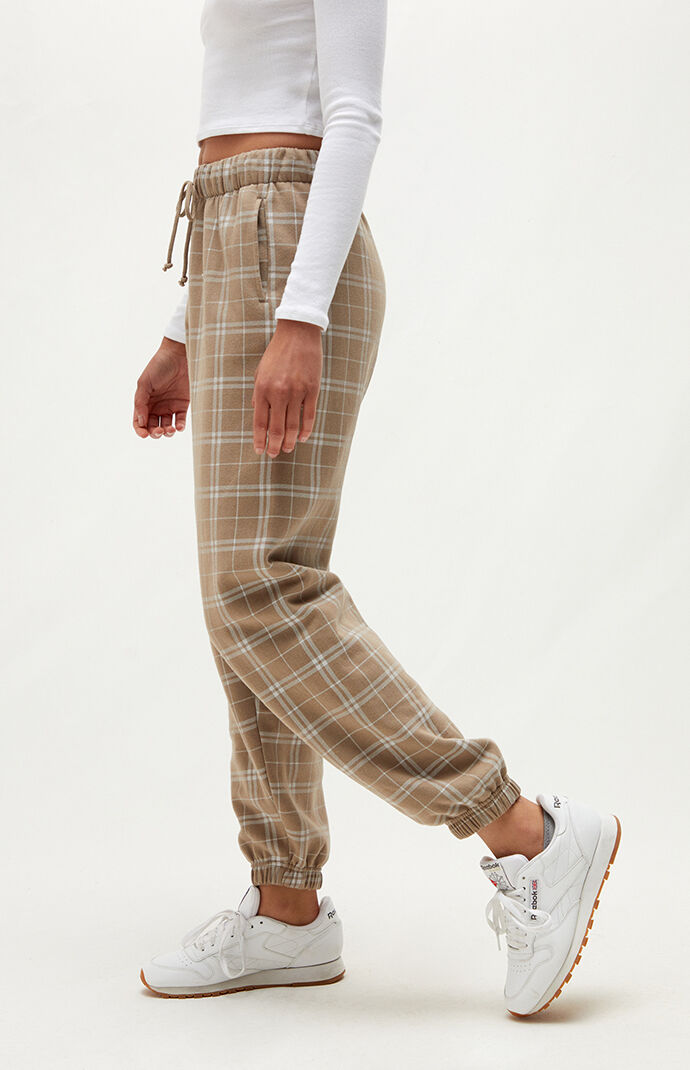 Plaid 2025 joggers pacsun