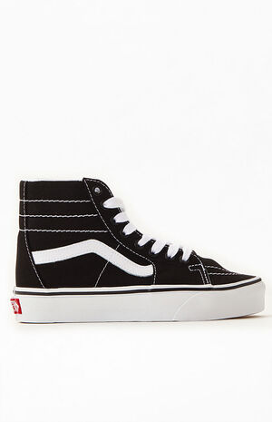 Black & White Sk8-Hi Tapered High Top Sneakers image number 2