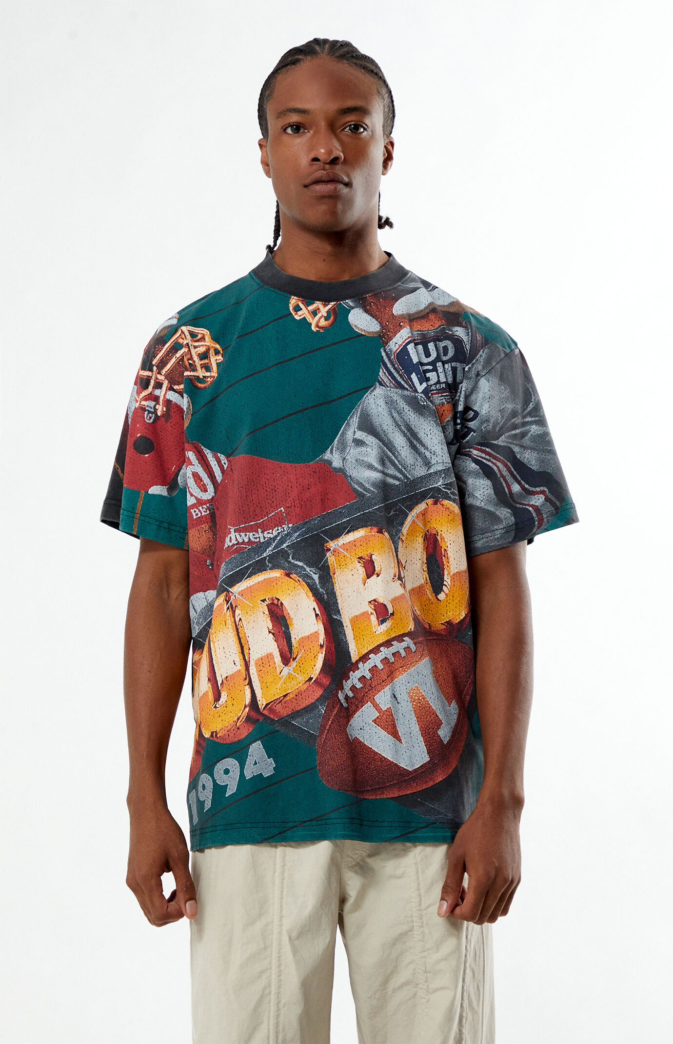 Budweiser Bud Bowl Five AOP T-Shirt | Pacsun