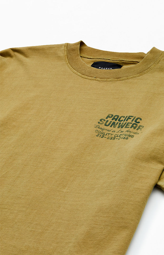 Pacsun shop yellow shirt