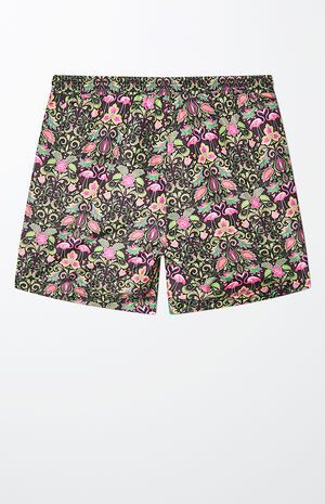 Zack Flamingo Go Wild Swim Trunks image number 2