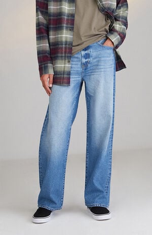 Medium Wash Ultra Baggy Jeans image number 1
