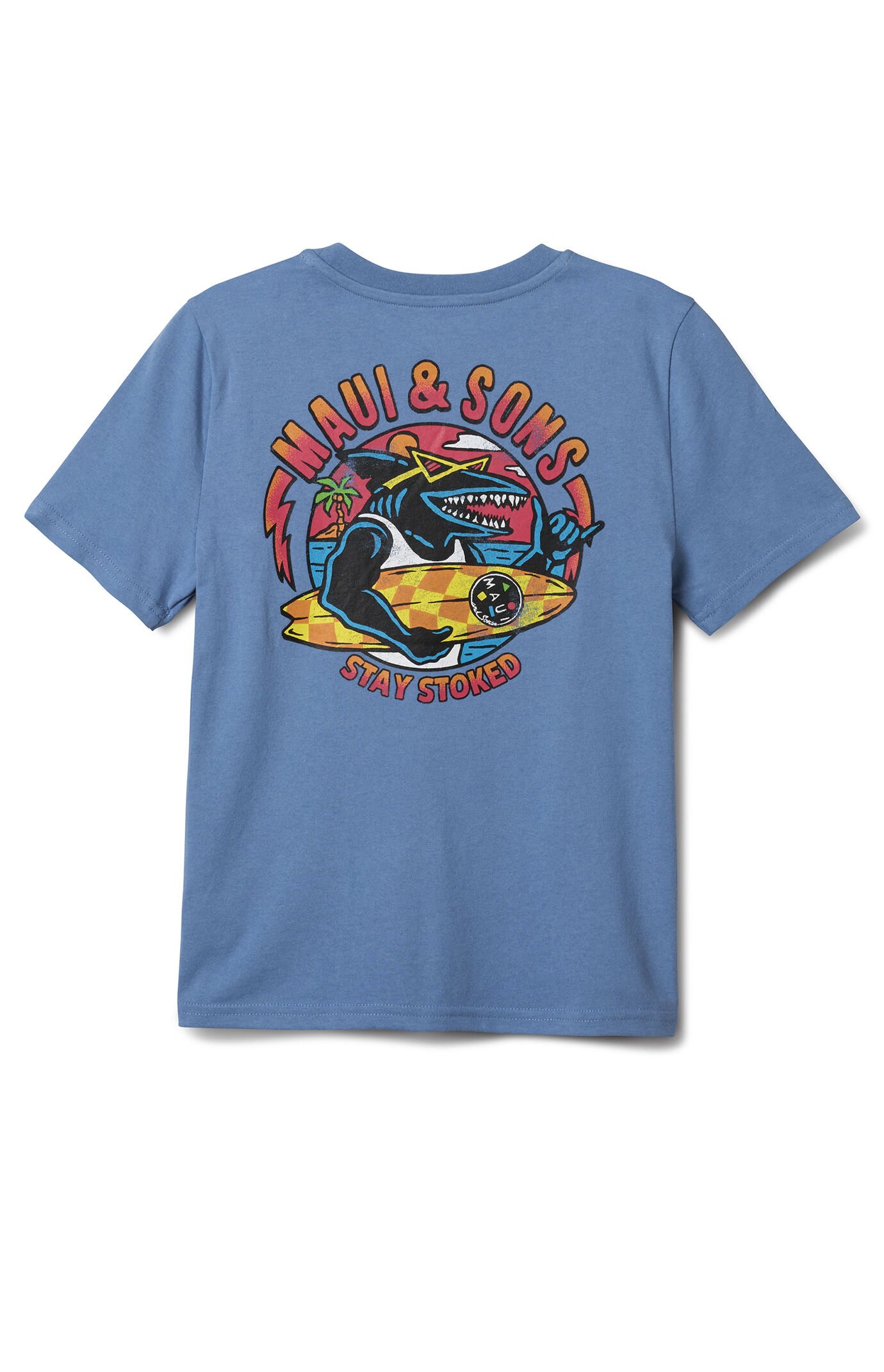 Maui & Sons Kids Stoked Short Sleeve T-Shirt