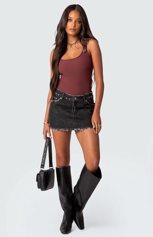 Laney Ribbed Buckle Strap Bodysuit image number 2