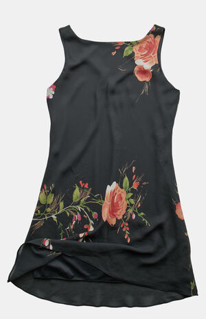 2000s Y2K Floral Midi V-Neck Dress image number 2