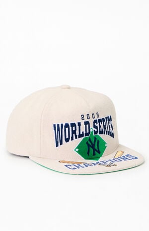 NY Yankees 2009 World Series Champions Snapback Hat image number 1