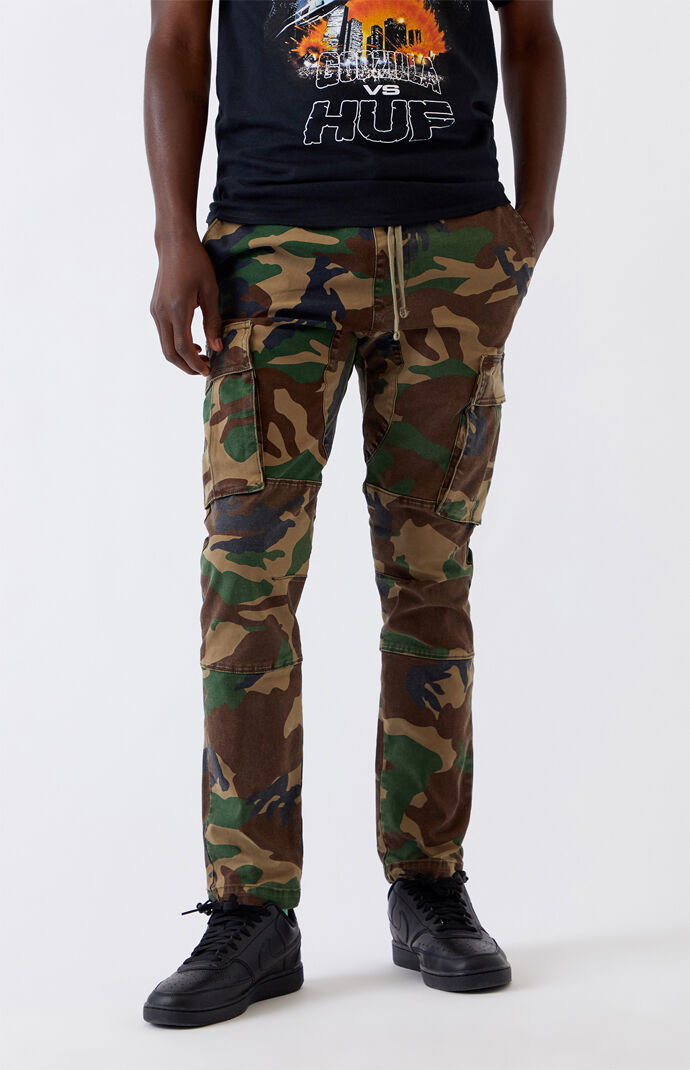 Utility Camo Slim Cargo Pants