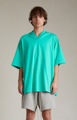 Mint Leaf V-Neck T-Shirt image number 1