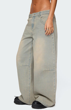 Santi Low Rise Wide Leg Jeans image number 3
