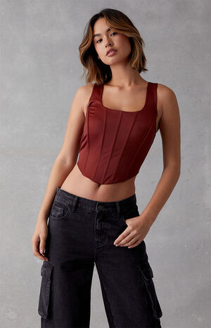 x PacSun Lune Corset Top image number 1