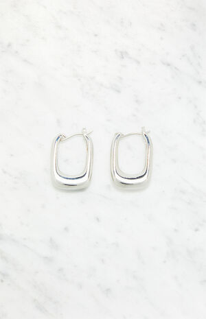 Rectangle Hoop Earrings image number 1