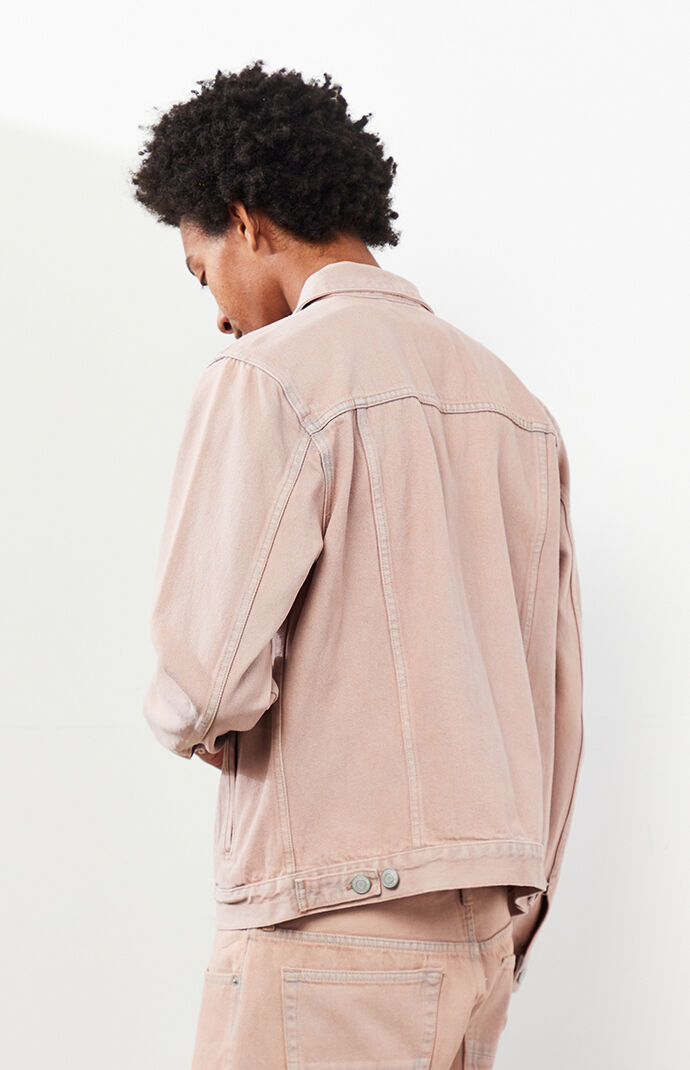 Pink Classic Fit Denim Jacket