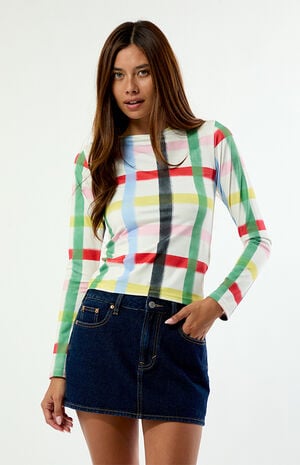 Rainbow Confetti Long Sleeve Top image number 1