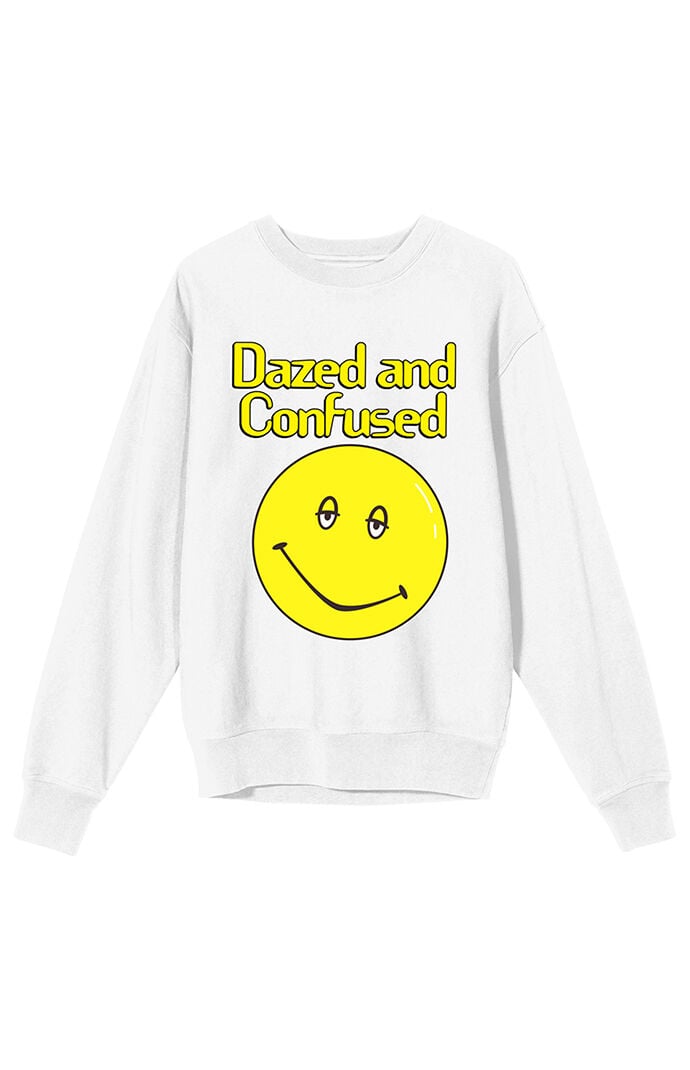 Smiley face cheap sweatshirt pacsun