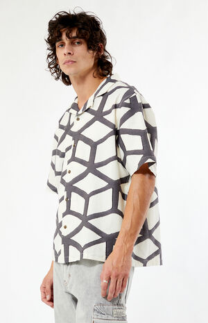 Woven Oversized Camp Shirt image number 2