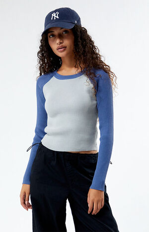 Knit Raglan Long Sleeve Top image number 1