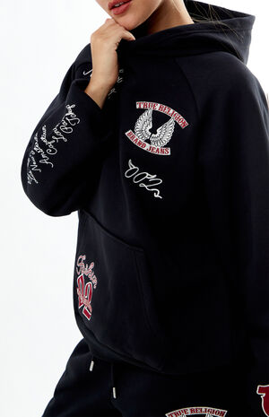 Branded Raglan Oversized Hoodie image number 3