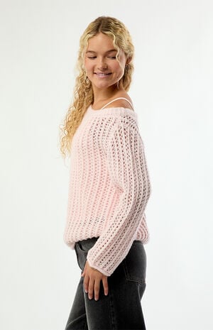 Sally Off-The-Shoulder Pullover Sweater image number 4