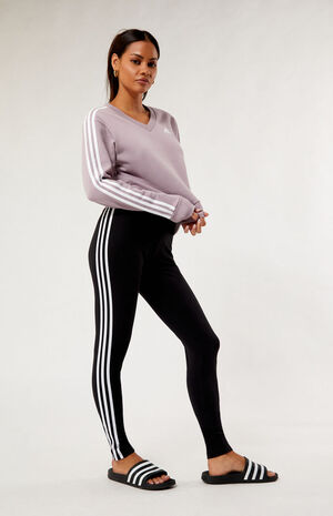 Black Future Icon 3-Stripes Leggings image number 1