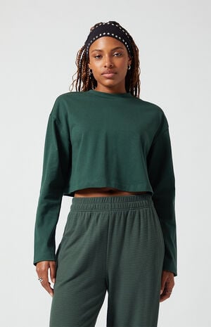 Active Sedona Jersey A Team Long Sleeve Cropped T-Shirt image number 1