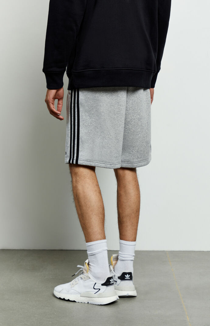 Heather Grey 3-Stripes Active Shorts