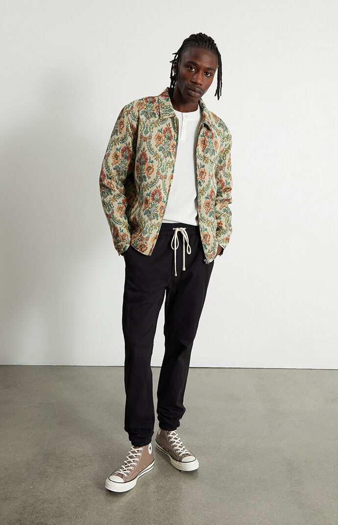 Pacsun Jacquard Floral Gas Jacket | Pacsun